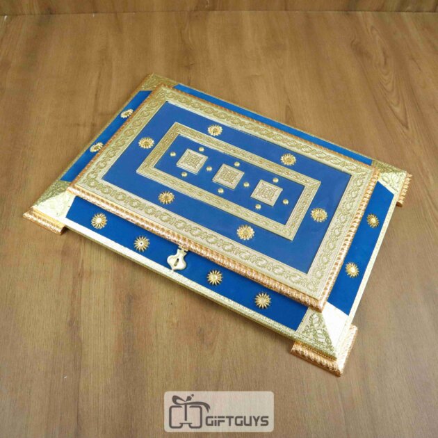 Royal Oxidised Wooden Dry Fruit Box – 16x12 inch Antique Gift Box