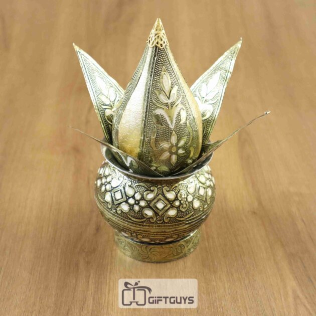 Oxidised Kalash Decorative Pooja Showpiece