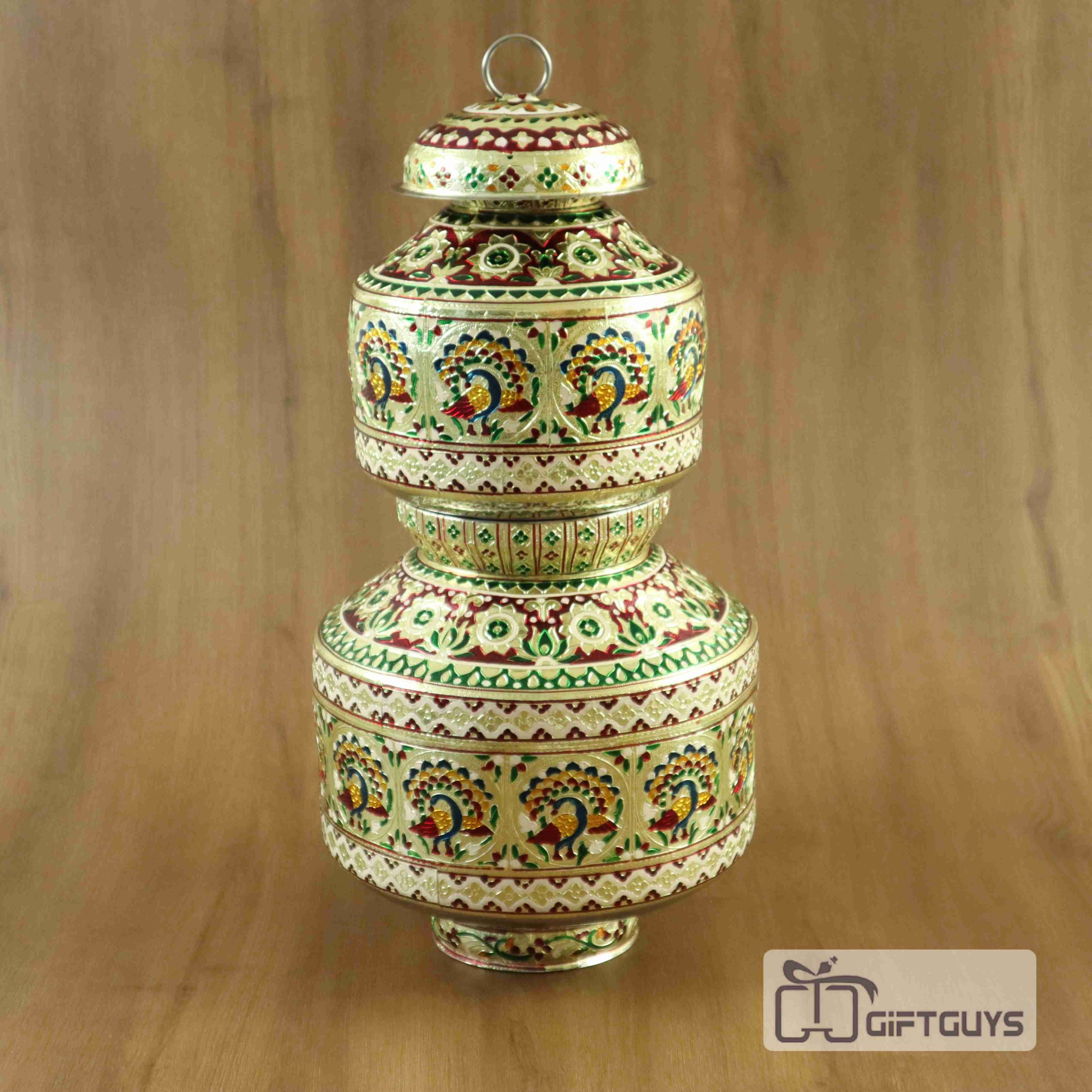 Decorative Meenakari Pot Set - Image 2
