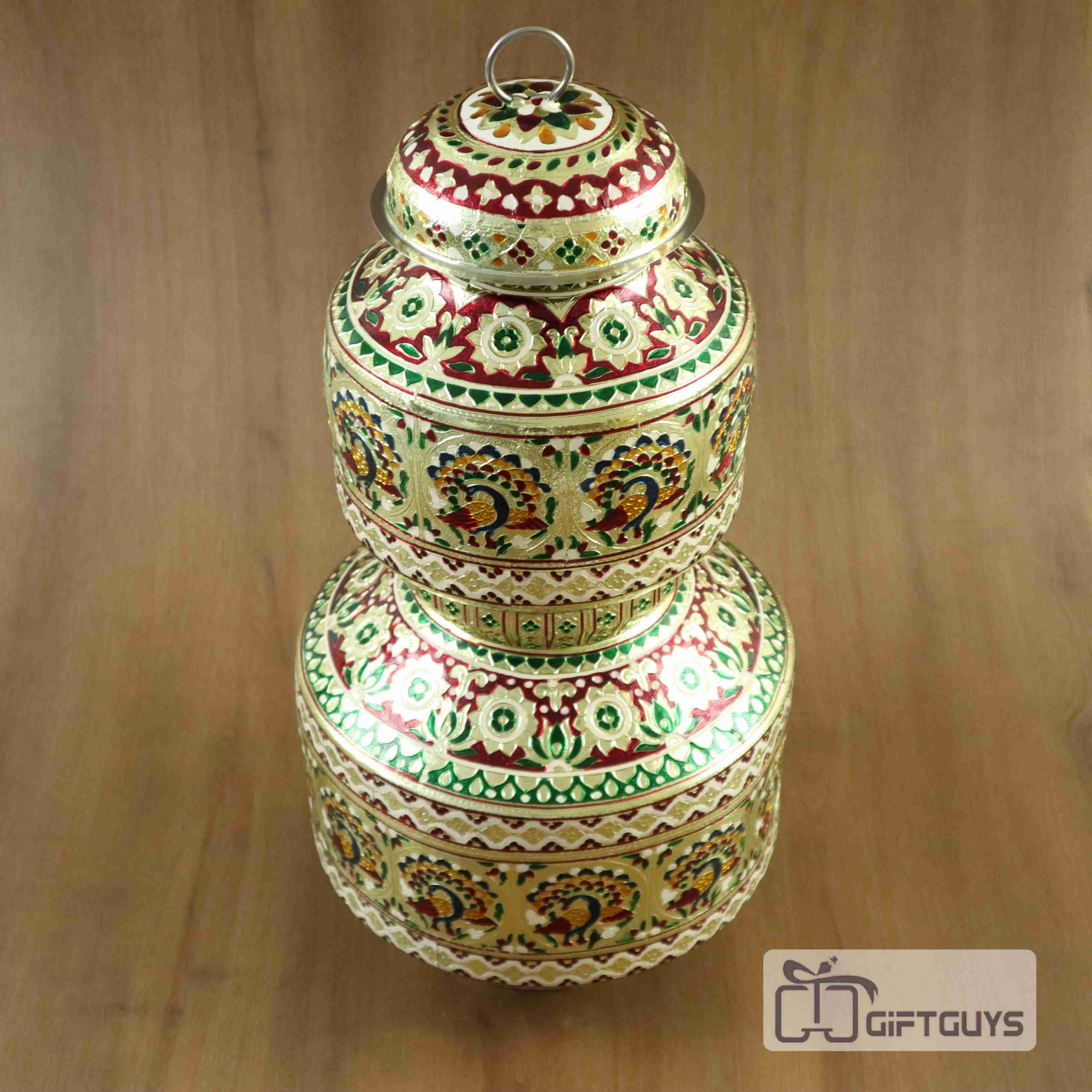 Decorative Meenakari Pot Set - Image 3