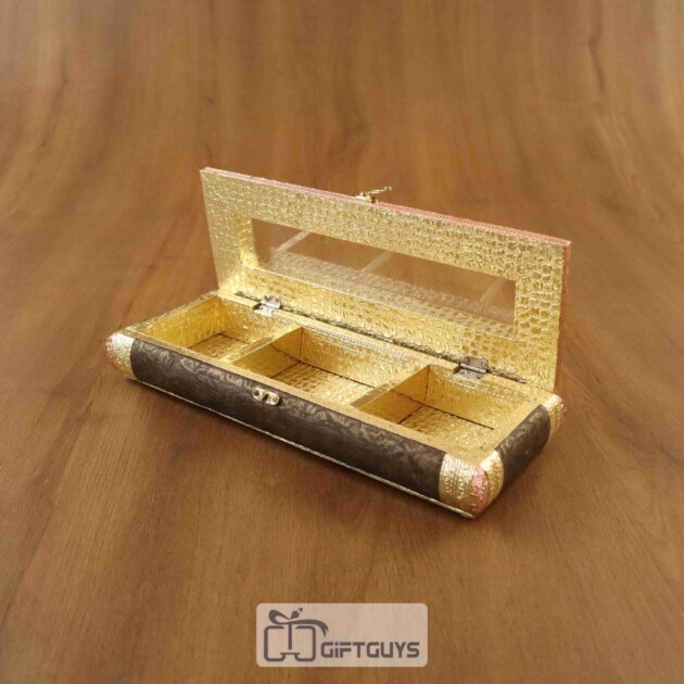 Wooden Rajwadi Dryfruit Box 13 X 5 inch