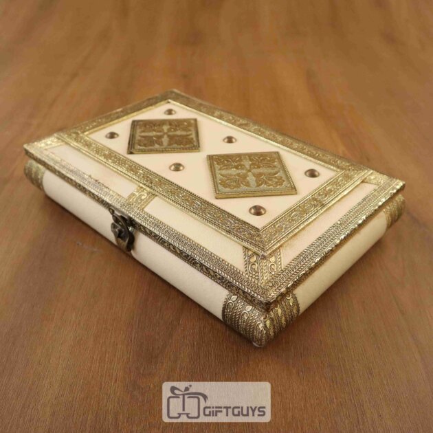 Wooden Handicrafted Dryfruit Box with 6 Compartment 12 X 8 inch