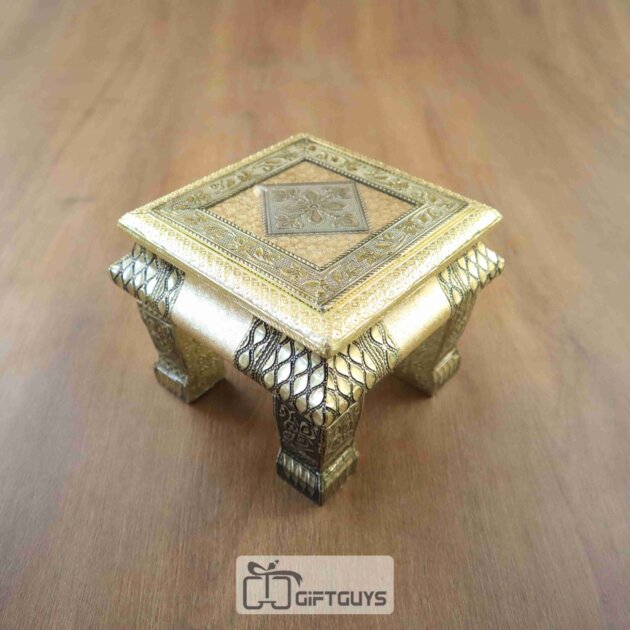 Small Size Pooja Chowki 6 X 6 inch