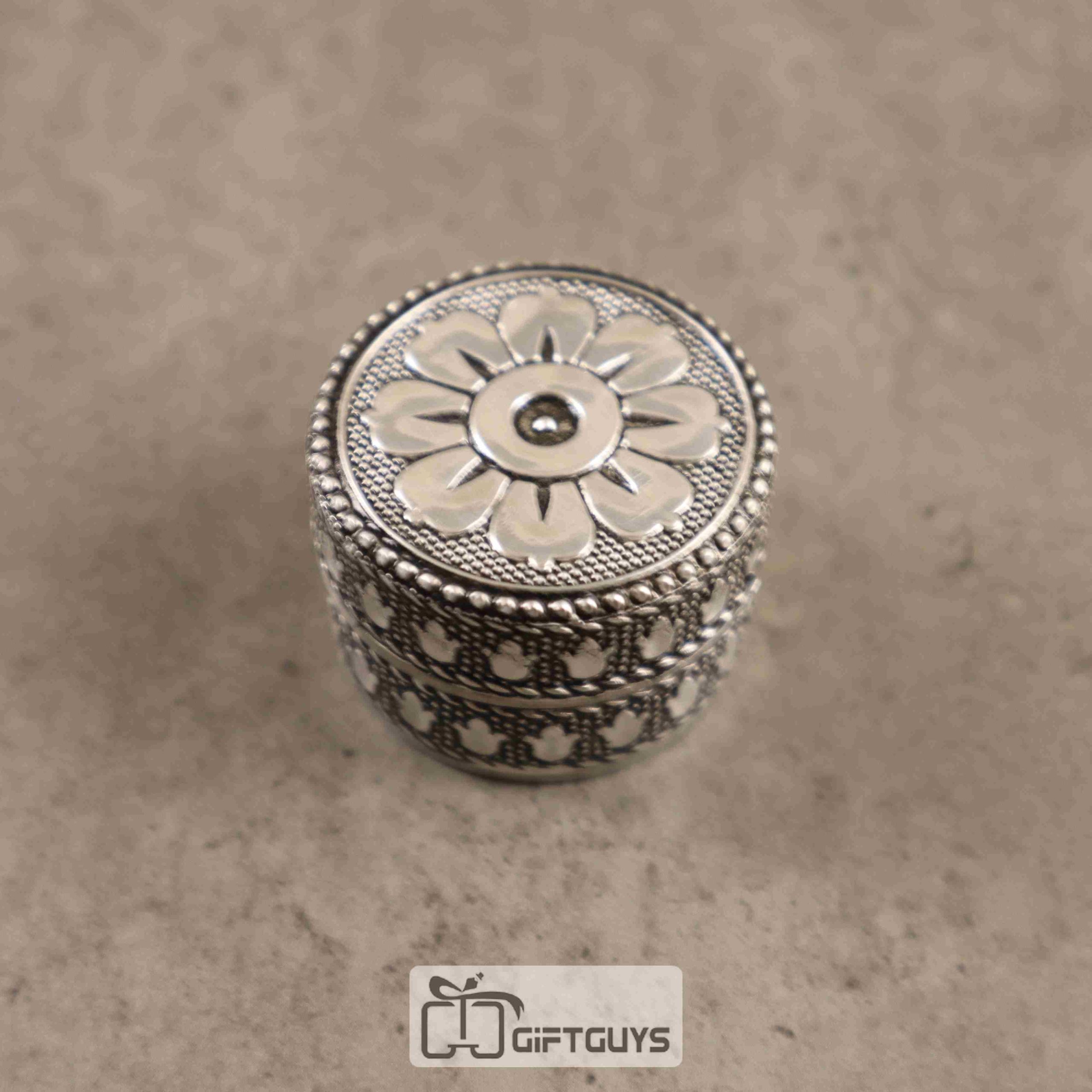 Silver oxidised Kumkum Holder - Image 2
