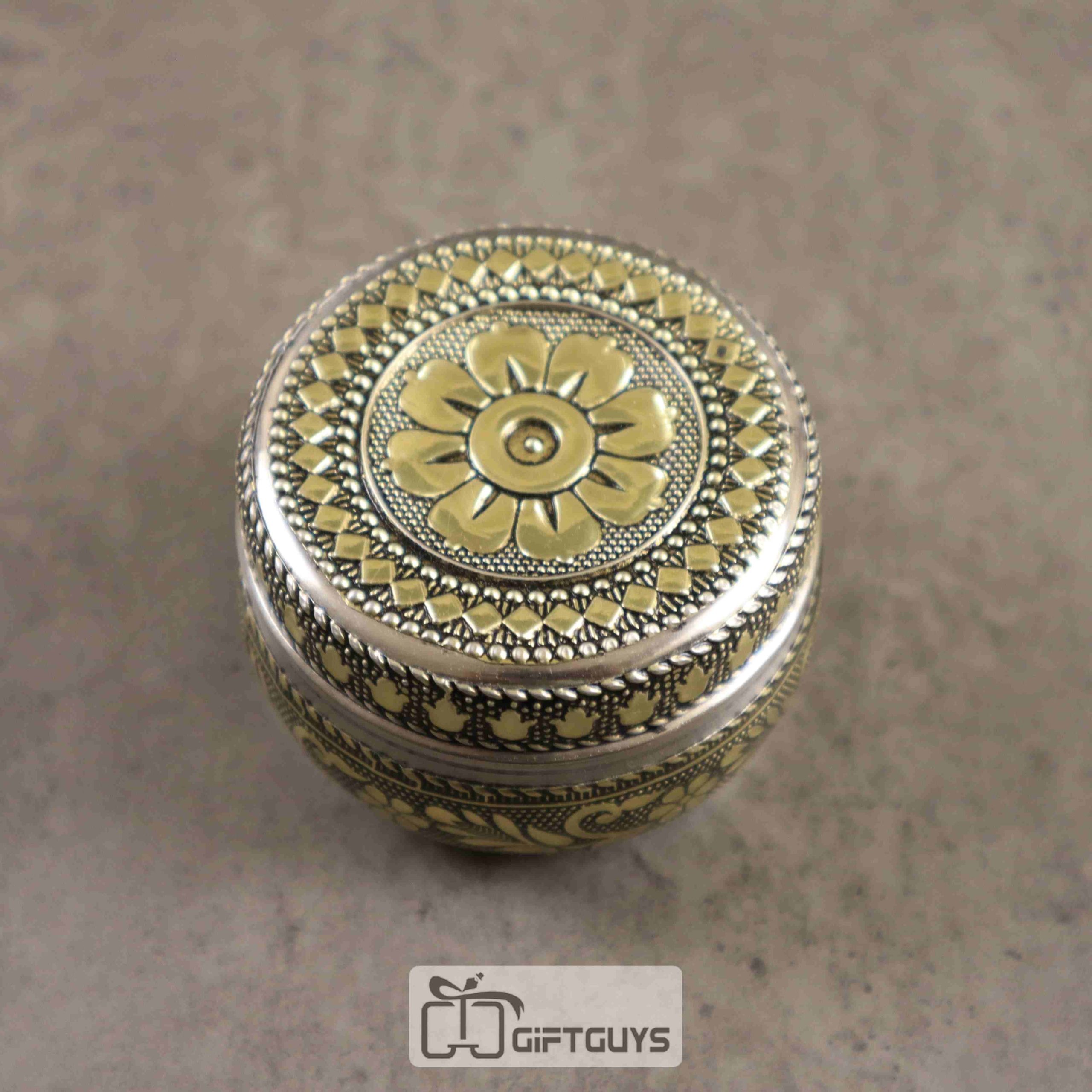 Golden oxidised Small Size Storage Box