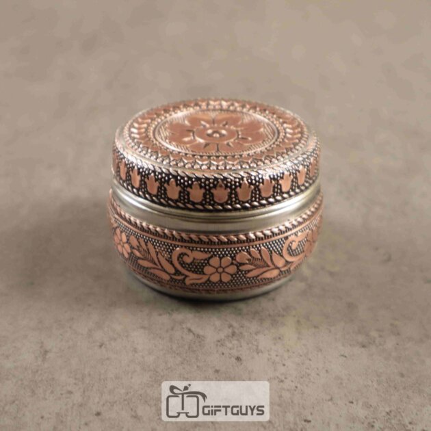 Copper Oxidised Small Size Storage Box 2.75 inch