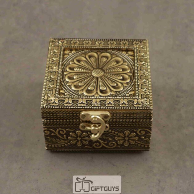 Elegant Wooden Jewelry Box – Velvet Lined Gift Box by GiftGuys