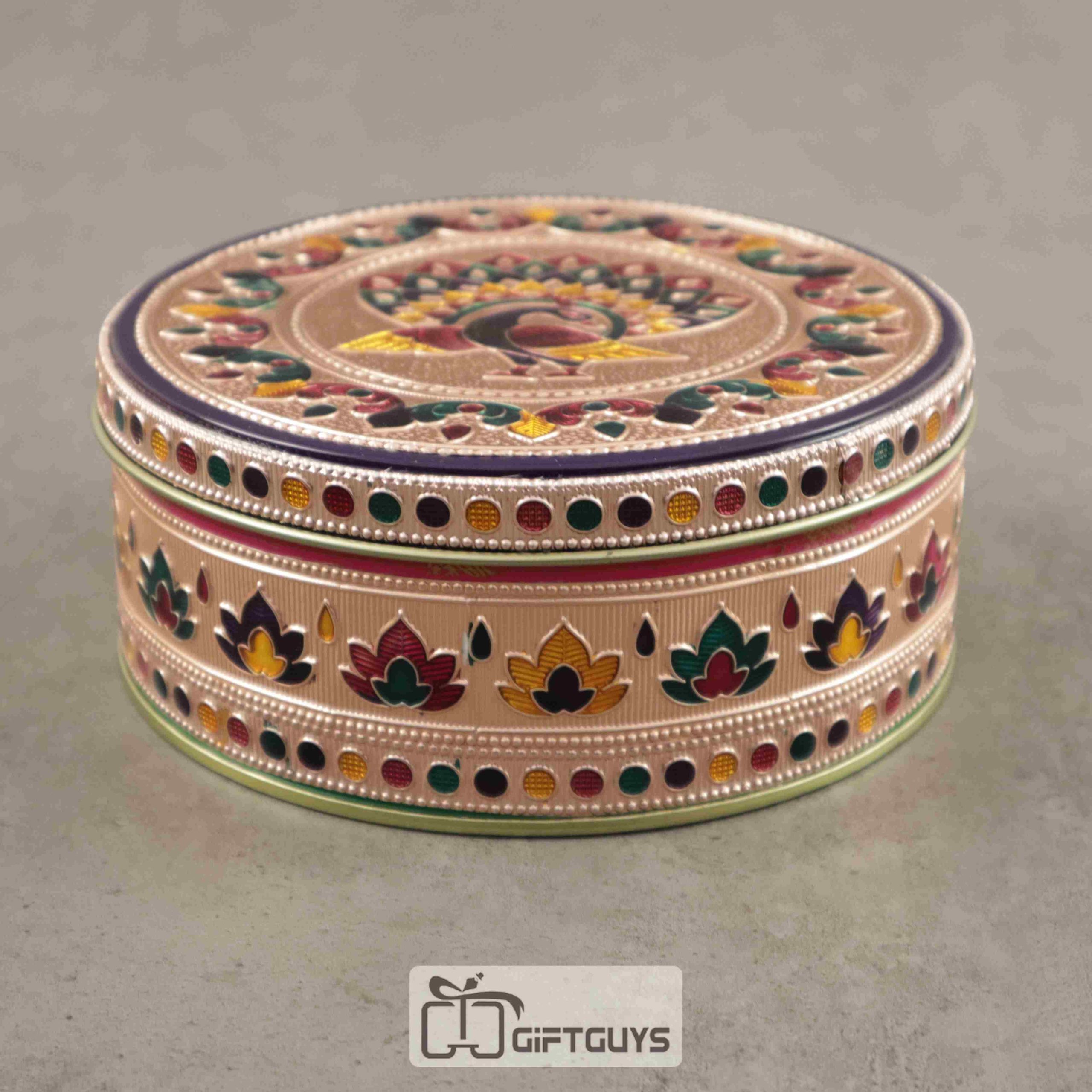 Meenakari Worked Storage Box - Image 2