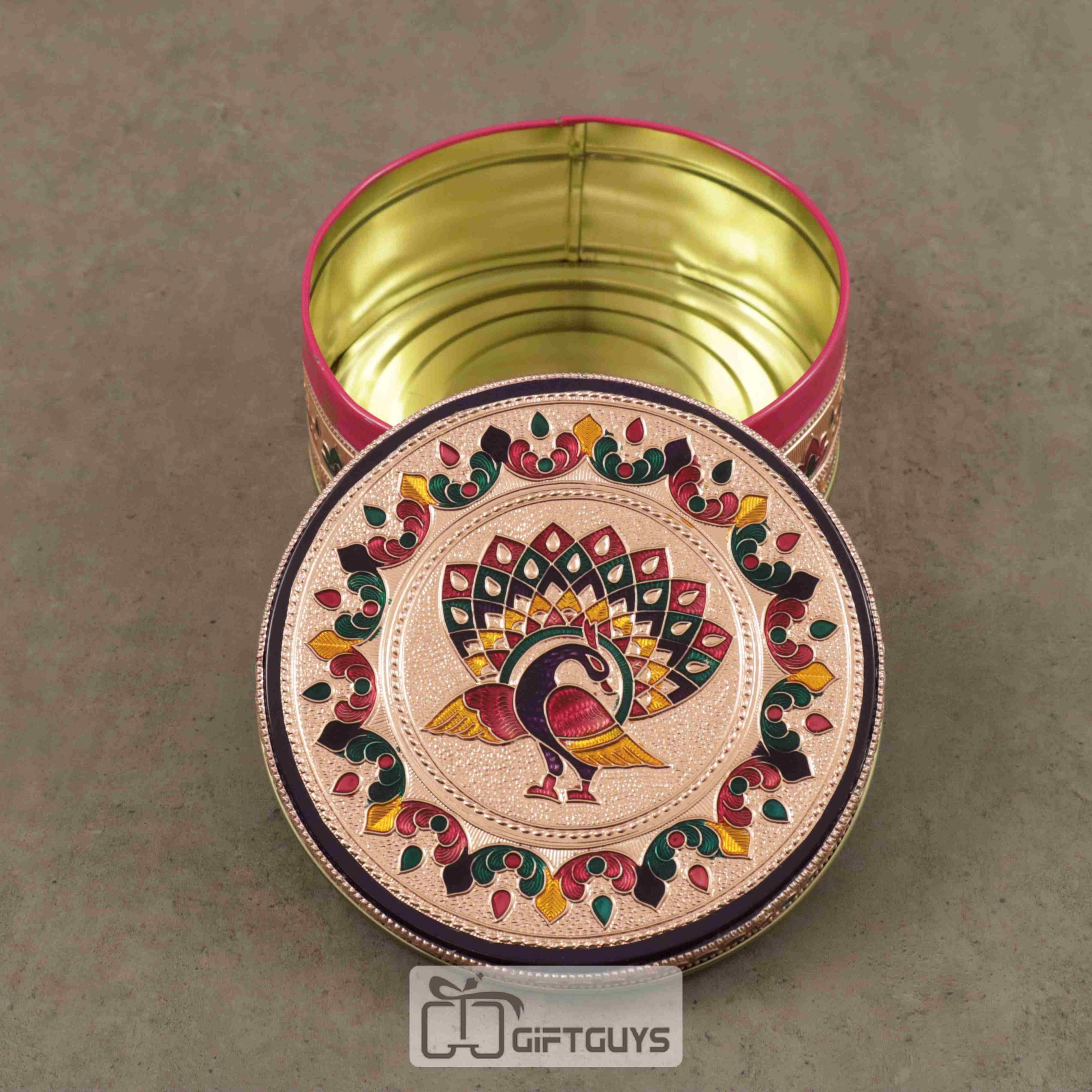 Meenakari Worked Storage Box - Image 3