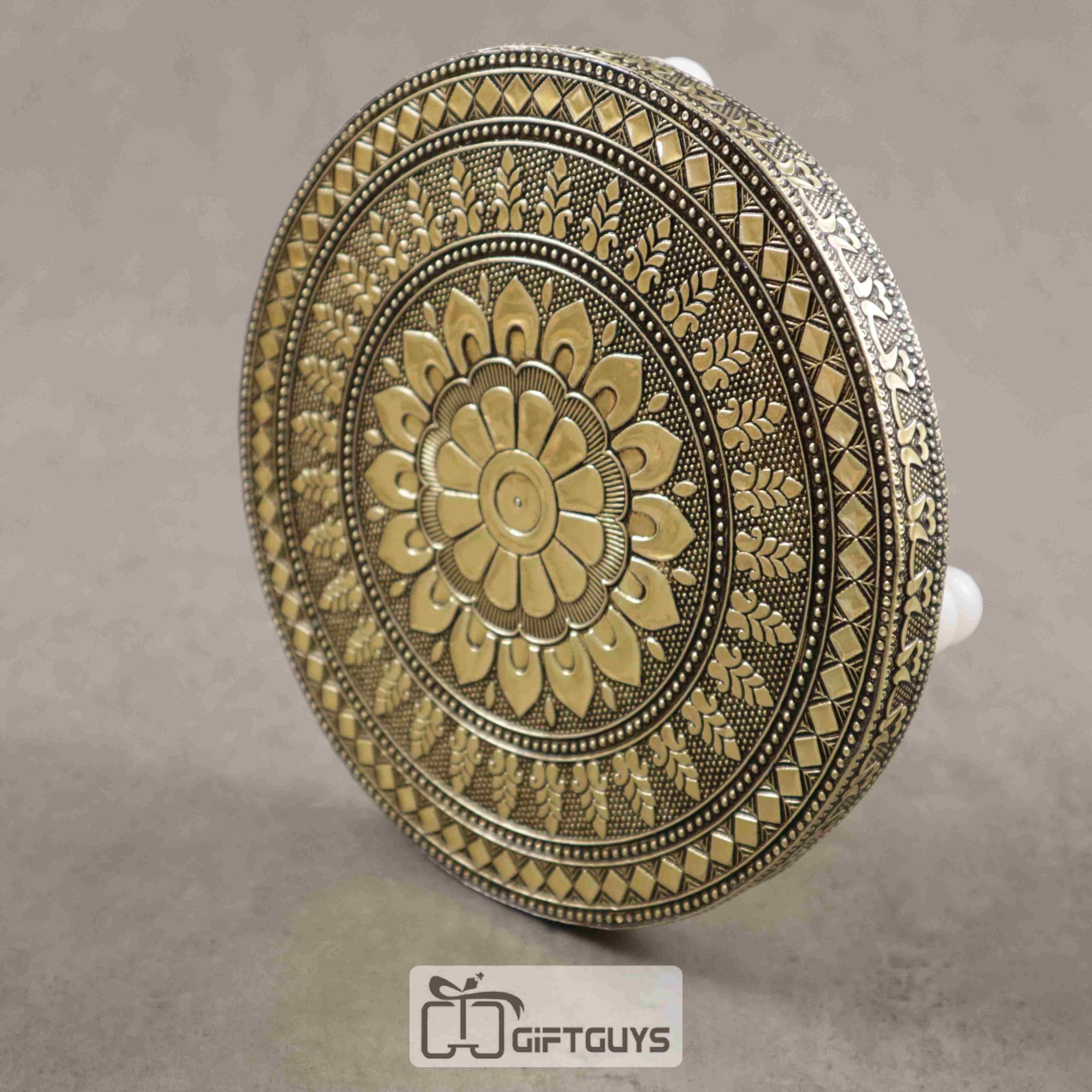 Golden Oxidised Pooja Bajoth 6.5 inch - Image 2