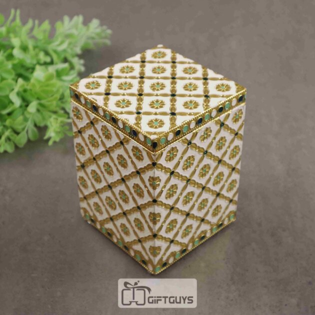 Meenakari Worked Dryfruit Box