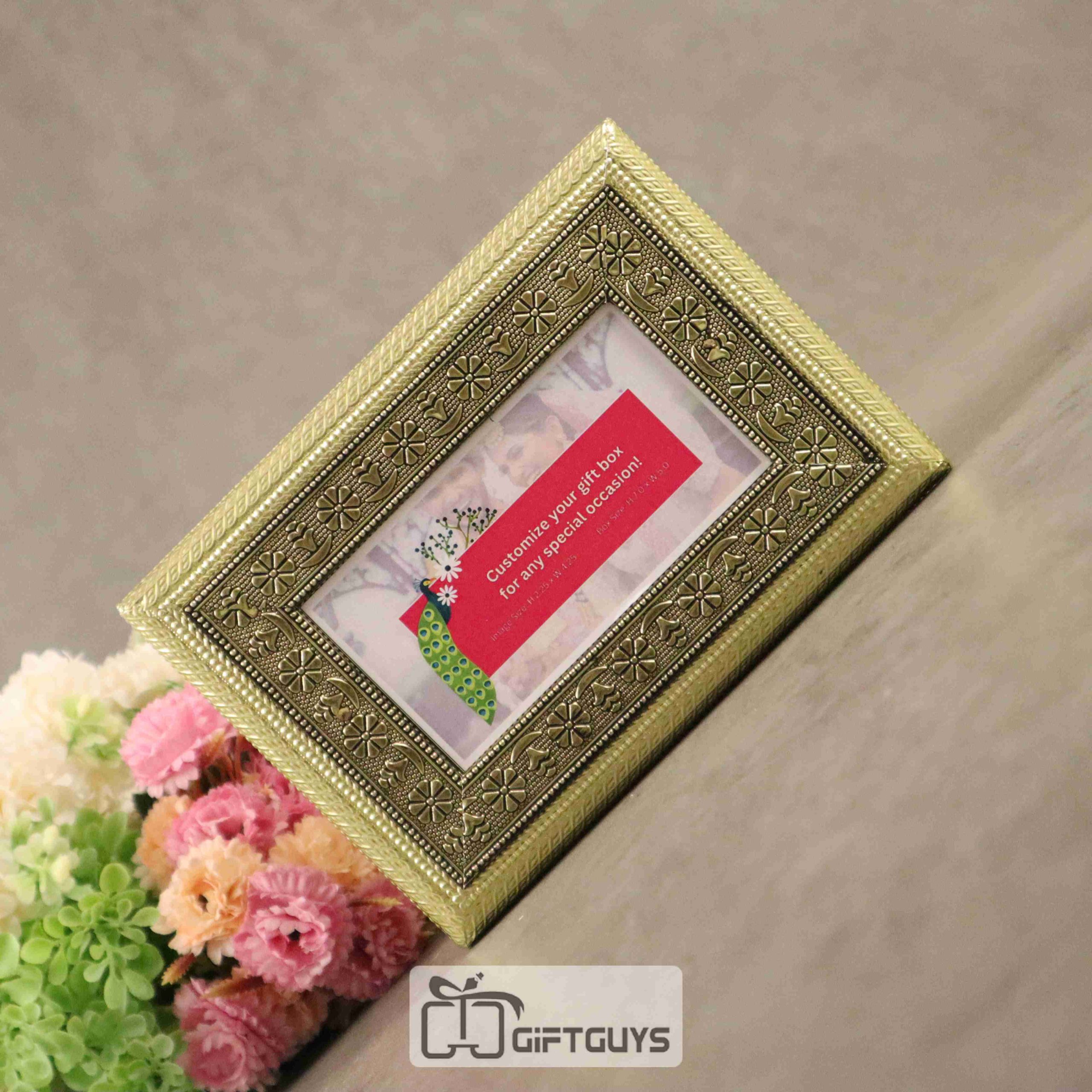 Forever Frame – Custom Dry Fruit Gift Box – 7×5 inch with Personal Image - Image 3