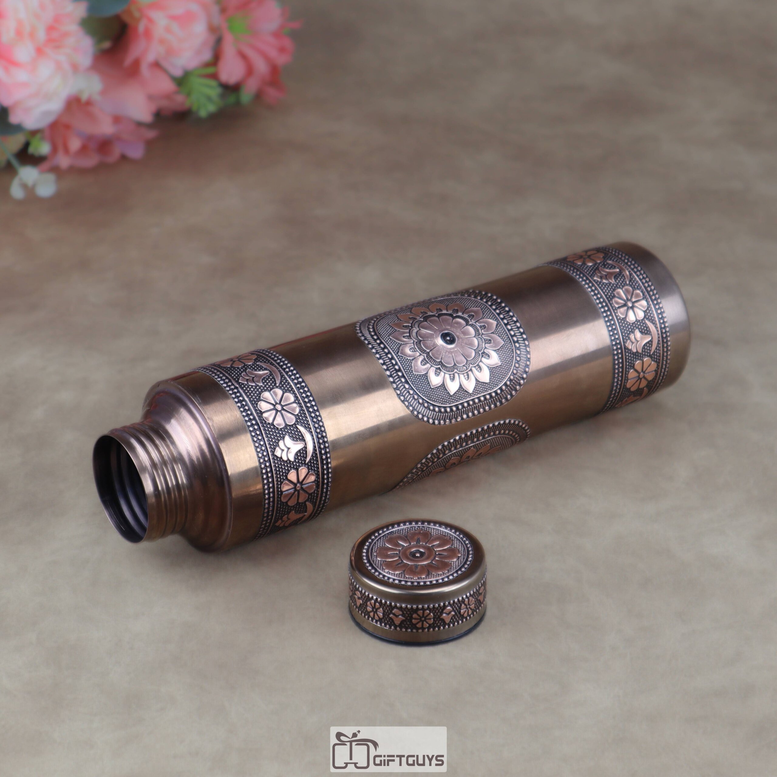 Premium Lightweight Oxidized Steel Bottle – Leak-Proof 900ml Single Wall Water Bottle for Office & Home - Image 2