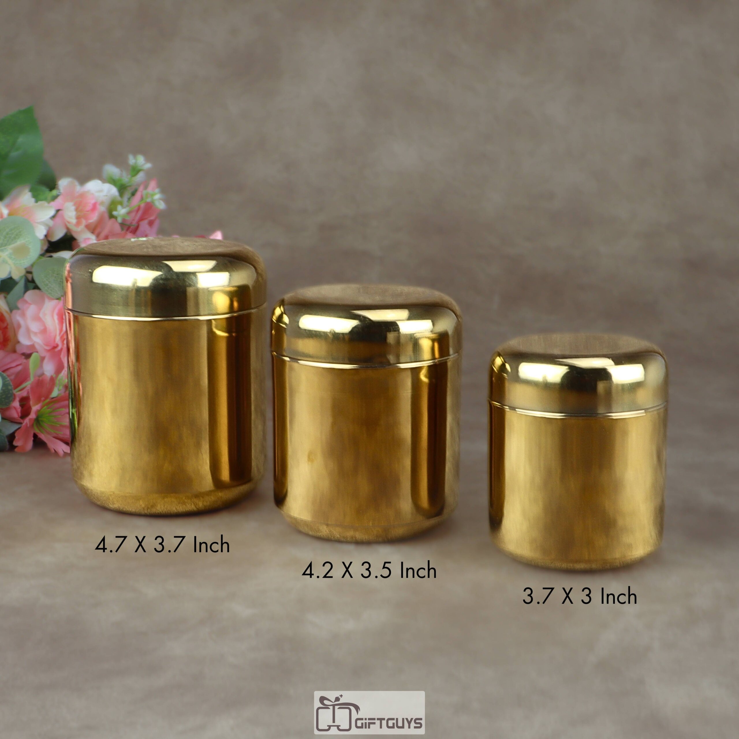 Premium Stainless Steel Storage Box Set of 3 – Airtight Mirror Finish Kitchen Canisters for Dry Fruits, Tea, and Coffee - Image 6