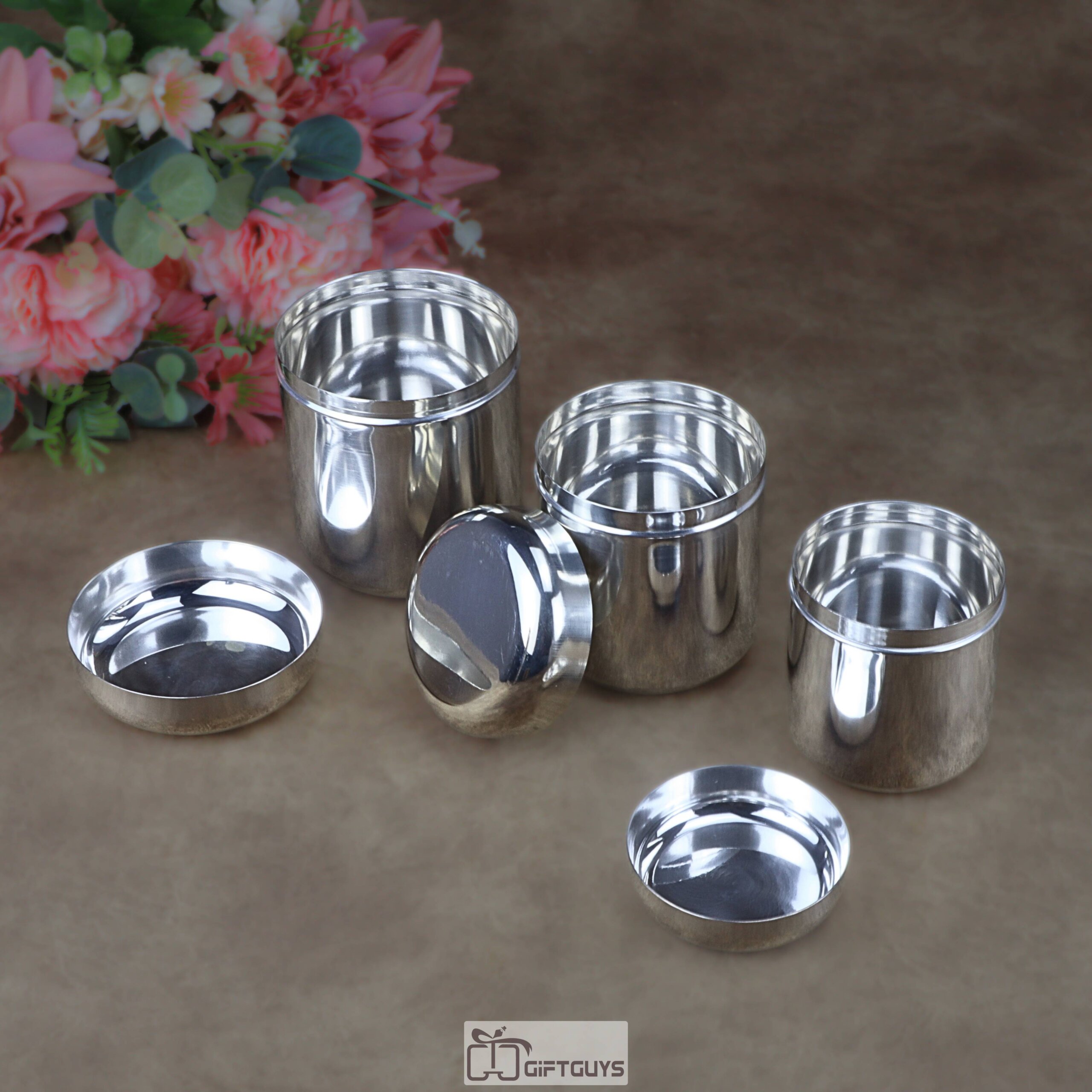 Premium Stainless Steel Storage Box Set of 3 – Airtight Mirror Finish Kitchen Canisters for Dry Fruits, Tea, and Coffee - Image 9