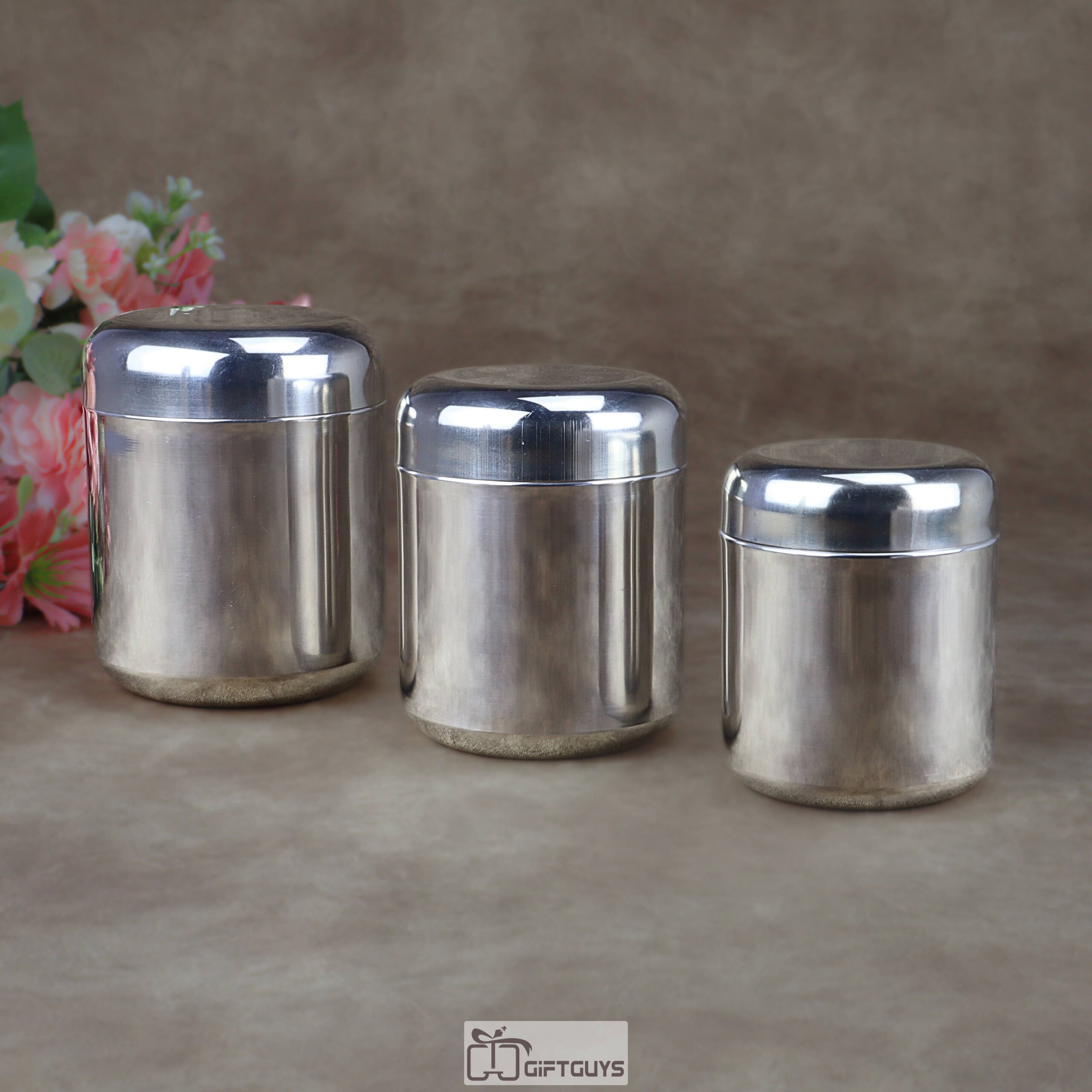 Premium Stainless Steel Storage Box Set of 3 – Airtight Mirror Finish Kitchen Canisters for Dry Fruits, Tea, and Coffee - Image 7