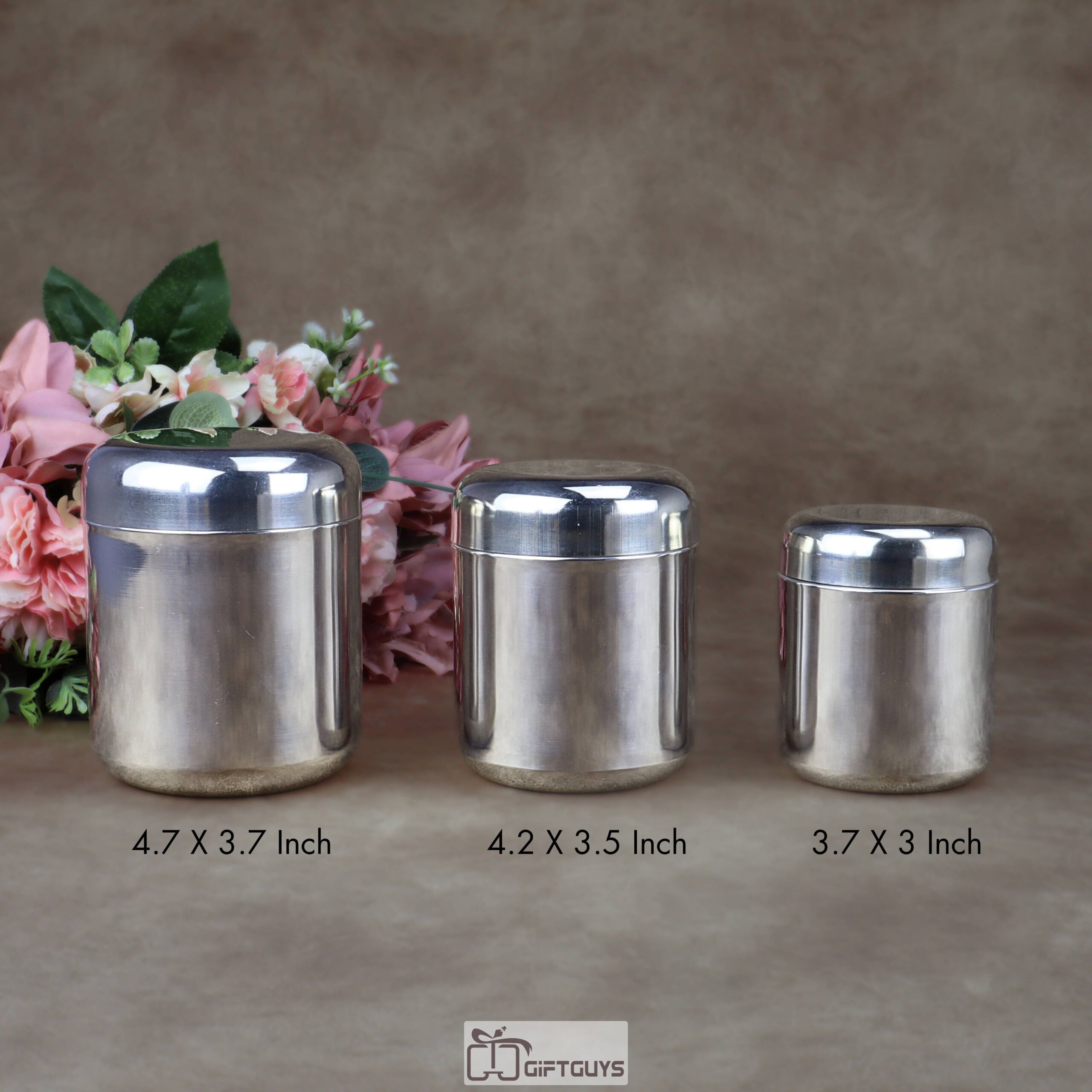 Premium Stainless Steel Storage Box Set of 3 – Airtight Mirror Finish Kitchen Canisters for Dry Fruits, Tea, and Coffee - Image 12