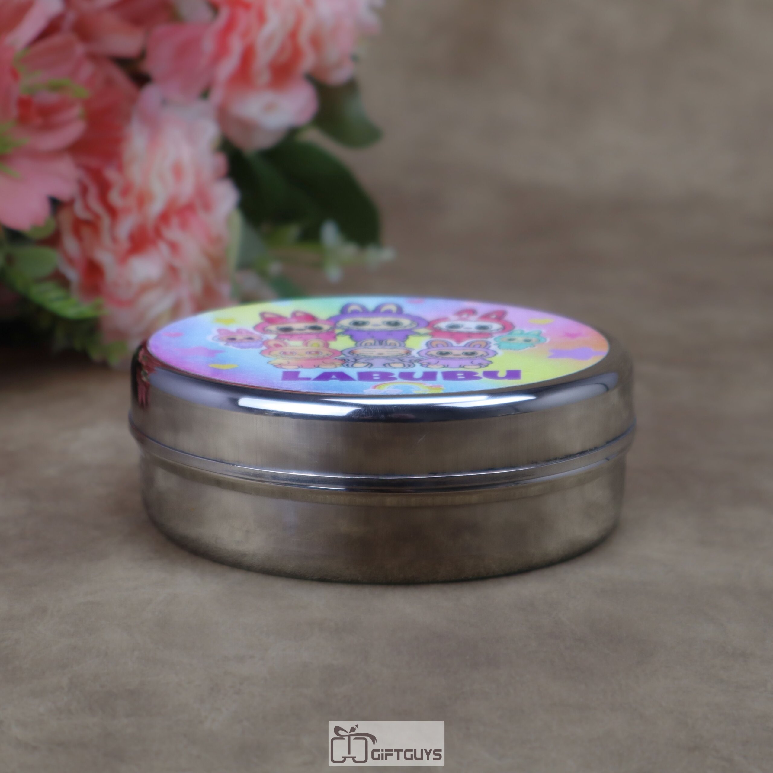 Kids Labubu Theme Stainless Steel Storage Gift Box - Image 3