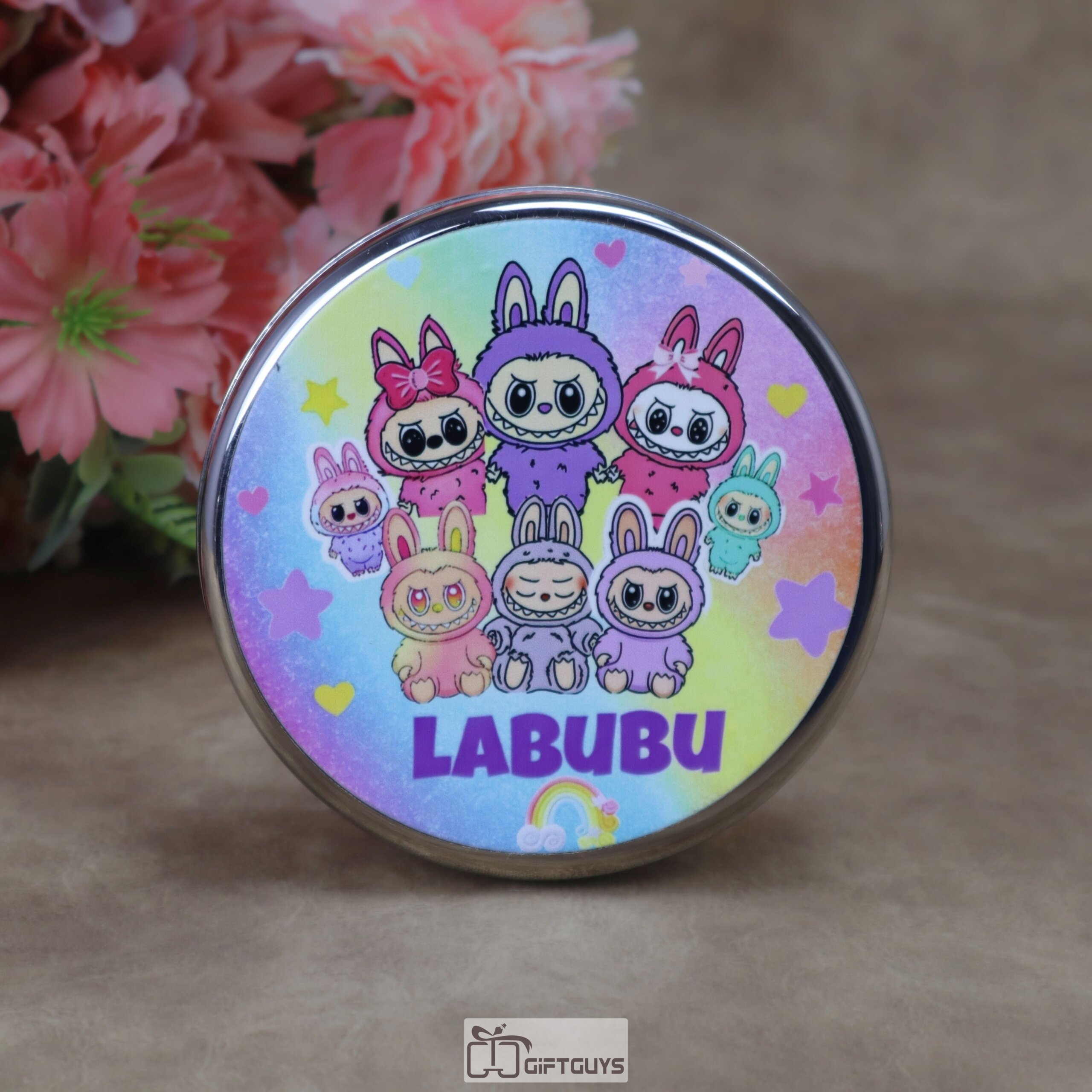 Kids Labubu Theme Stainless Steel Storage Gift Box - Image 2