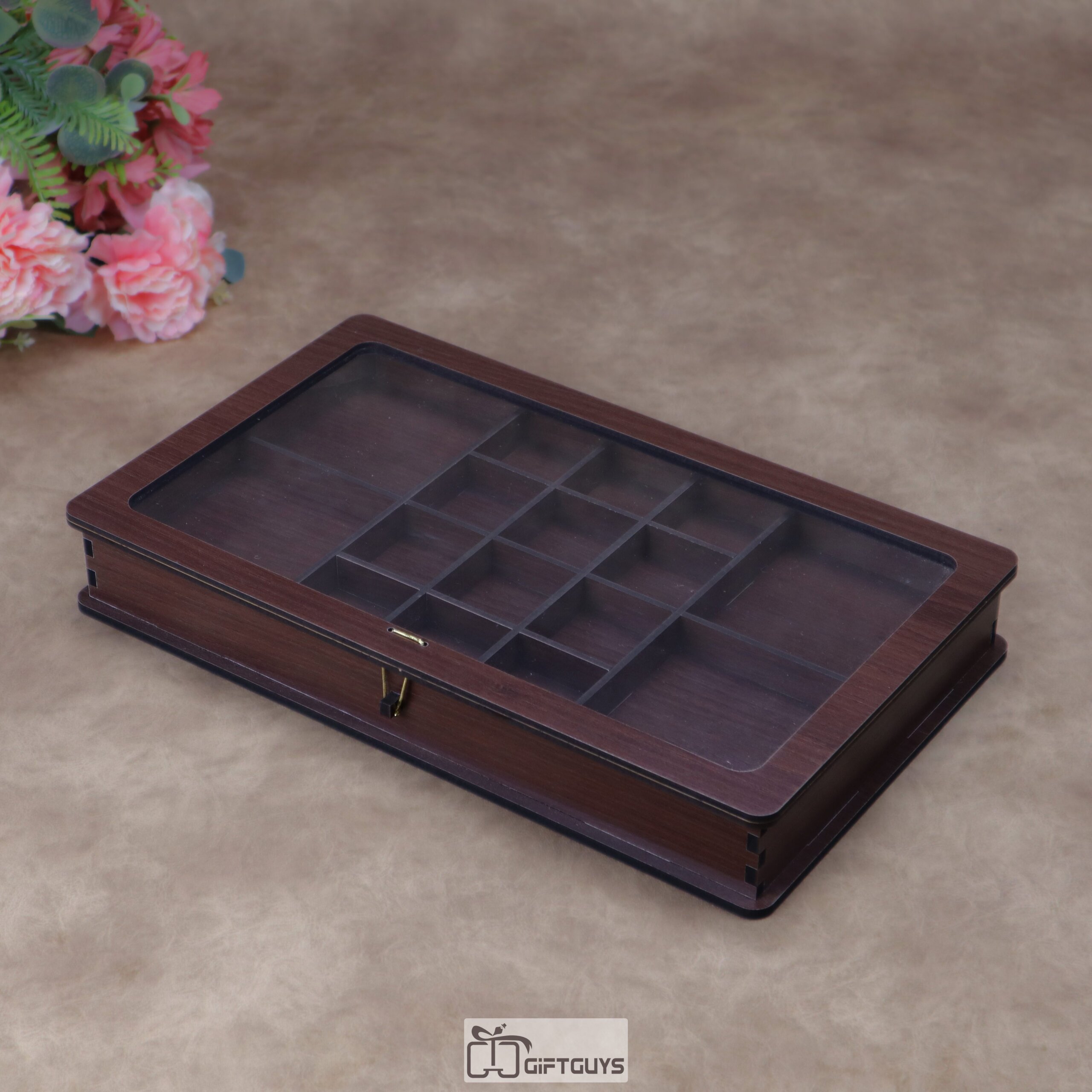 Premium Wooden Multi-Utility Chocolate & Dry Fruit Gift Box