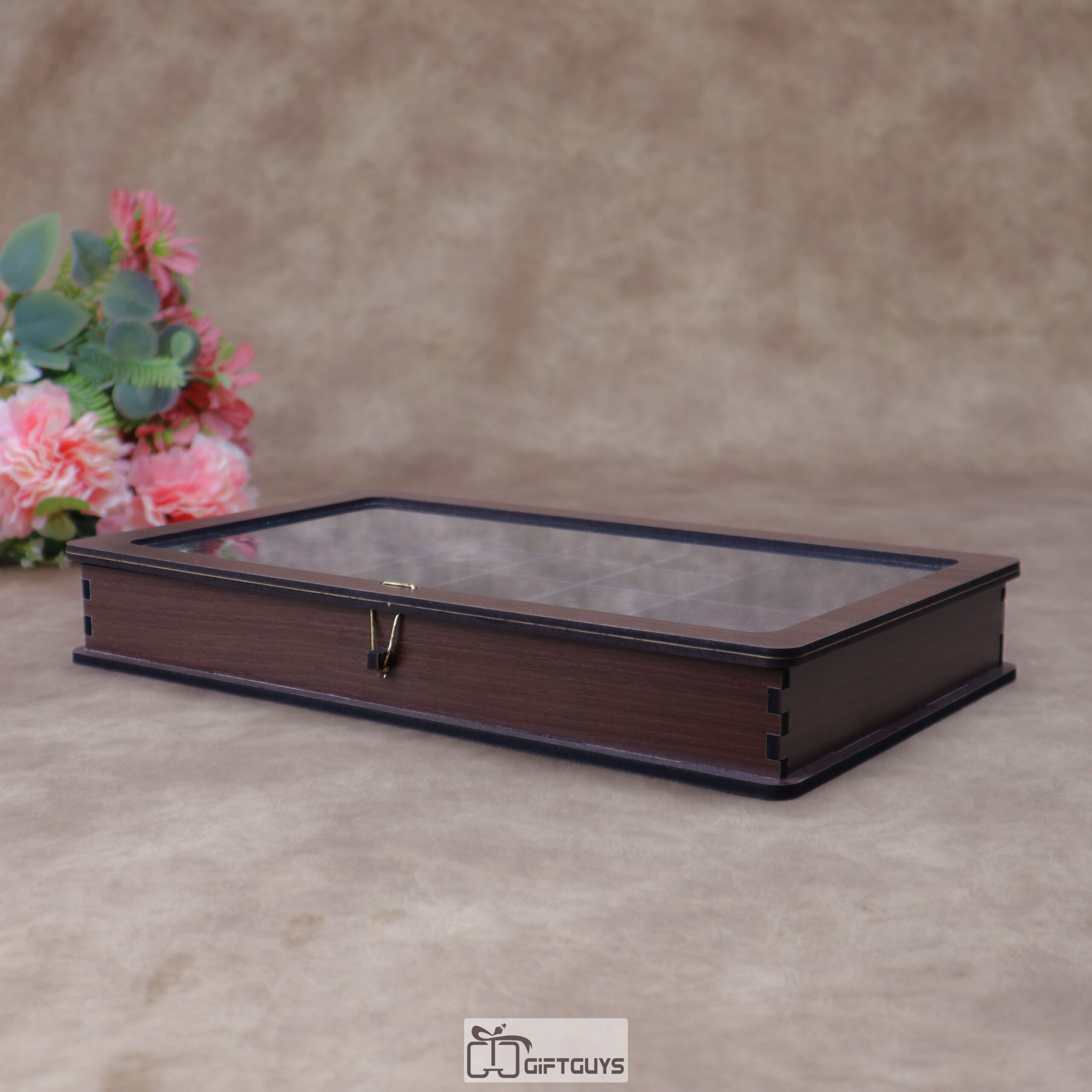 Premium Wooden Multi-Utility Chocolate & Dry Fruit Gift Box - Image 3