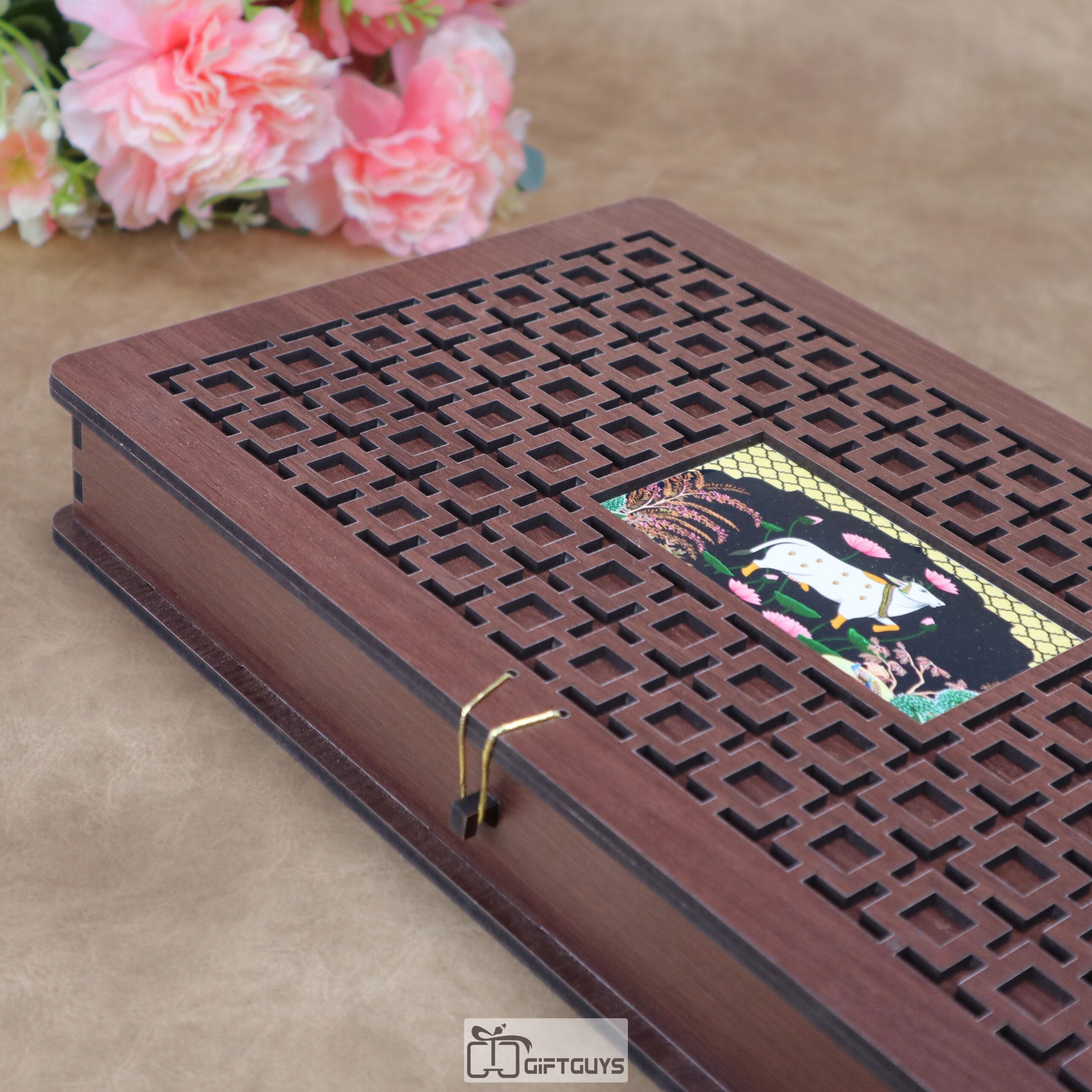 Premium Wooden Multi-Utility Customizable Gift Box - Image 4
