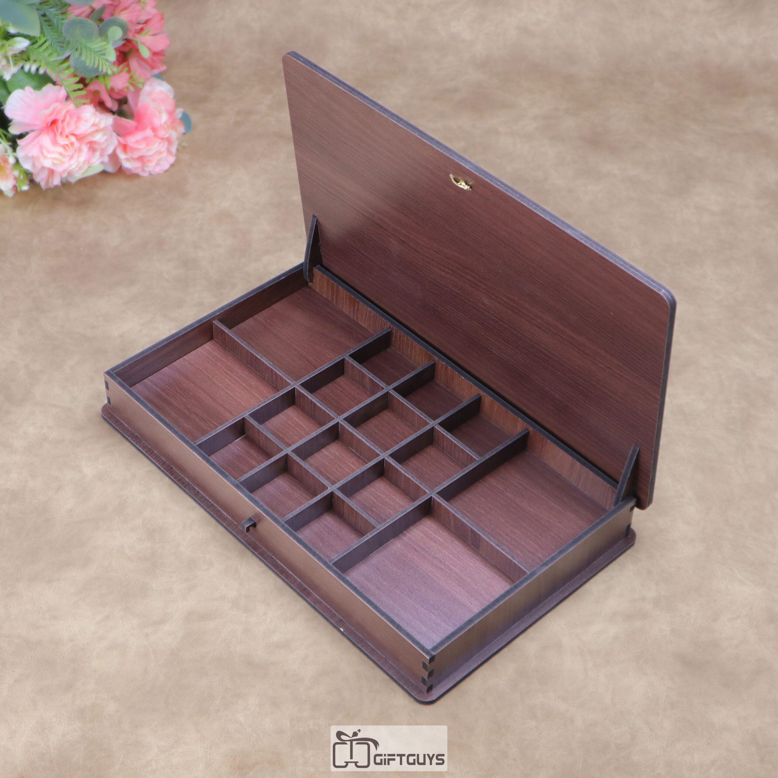 Premium Wooden Multi-Utility Customizable Gift Box - Image 2
