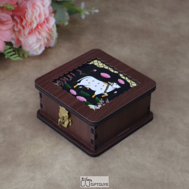 Premium Wooden Multi-Utility Square Gift Box