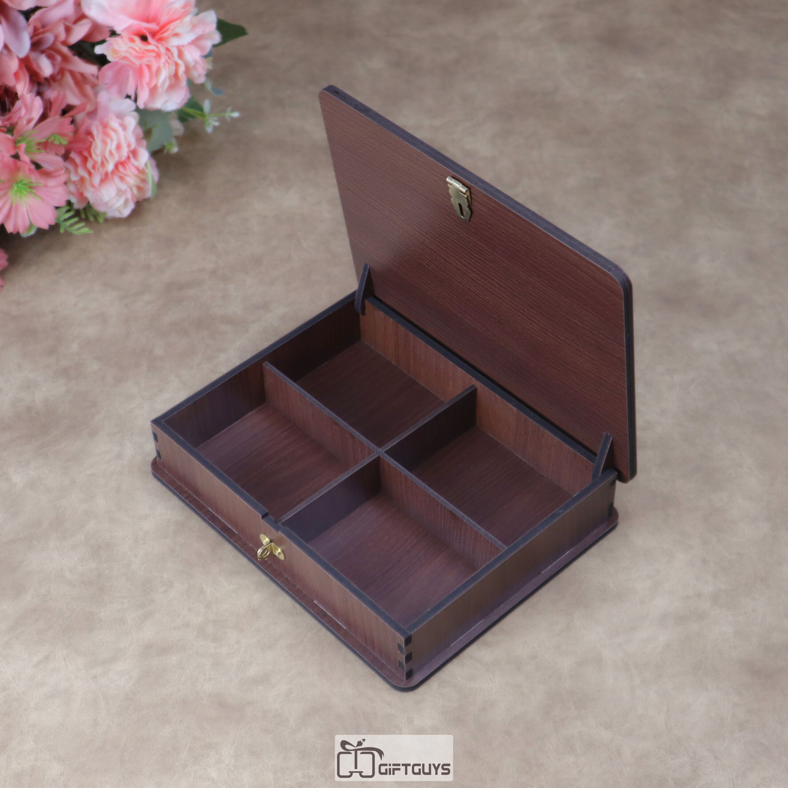 Premium Wooden Multi-Utility Rectangular Gift Box - Image 10